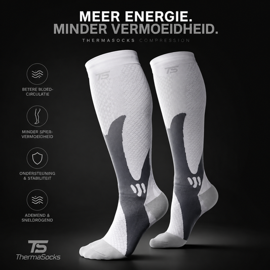 ThermaSocks - Compressie sokken - Pijn vrij wandelen